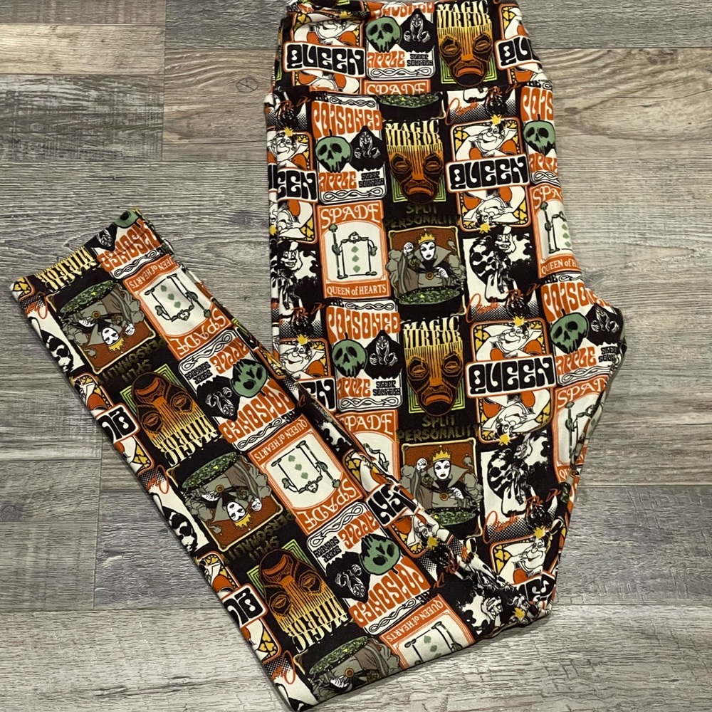 LuLaRoe Tall and Curvy Disney Villains leggings